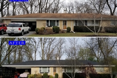 Asphalt Shingle Roof_ 1 Patricia Ln._ Prospect Heights before after