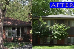 Asphalt Shingle Roof_ 12910 S. 71st Ct._ Palos Heights before after