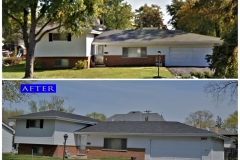 Asphalt Shingle Roof_ 2927 Peachgate Ct._ Glenview before after