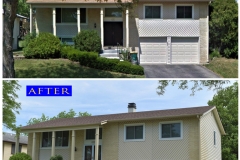 Asphalt Shingle Roof_ 659 New Mexico Trail_ Elk Grove Village before after